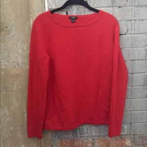 Cashmere red sweater.